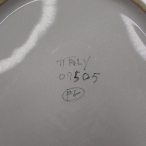 Peasant Village Italian Pottery Hand Painted Fruit Watermelon 8.25" Salad Plate - Picture 7 of 7